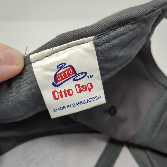 O.H. Kruse Grain & Milling Slideback Baseball Cap Gray One Size Embroidered Otto - Picture 9 of 10